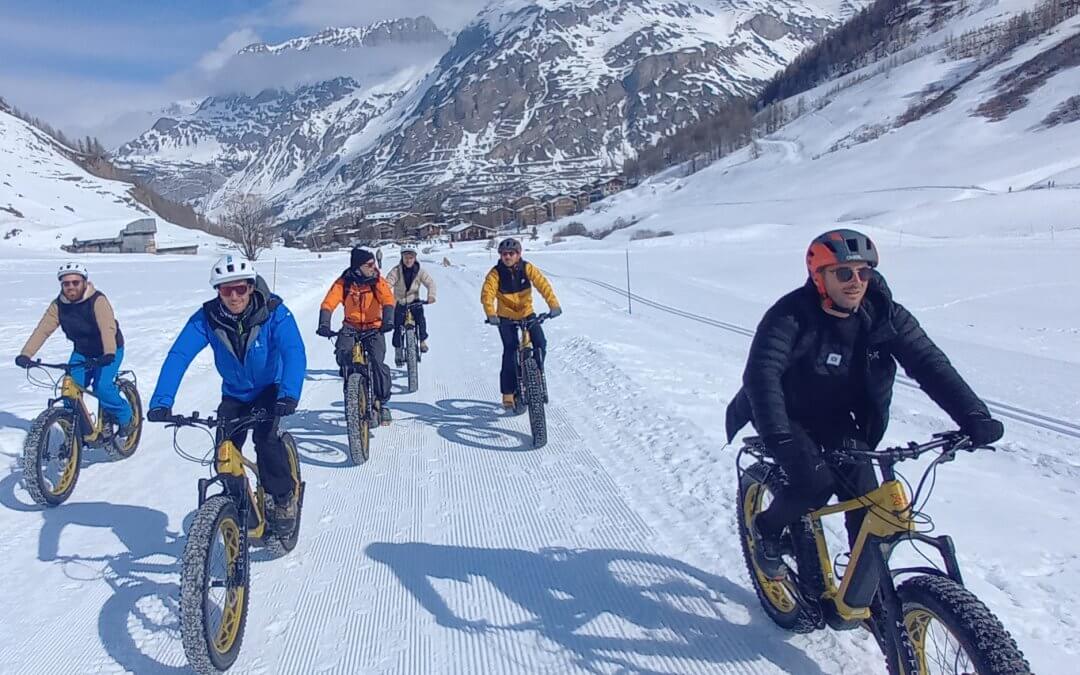 Vous venez à Val d’Isère cet hiver ? À quel moment essayer le Fatbike sur neige ?